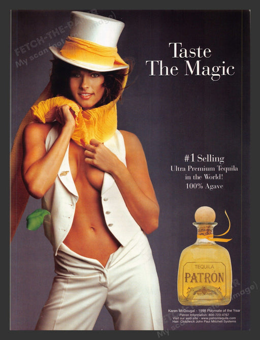 2000 Patron Tequila "Taste the Magic" Alcohol Print Advertisement Ad.