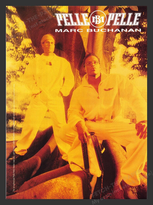 1999 Pelle Pelle Marc Buchanan Clothing Print Advertisement Ad