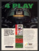 1994 Print Advertisement Pete Sampras Tennis Athlete Video Game Ad.