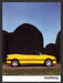 1999 Peugeot 306 Cabriolet Yellow Car Convertible Print Advertisement Ad.