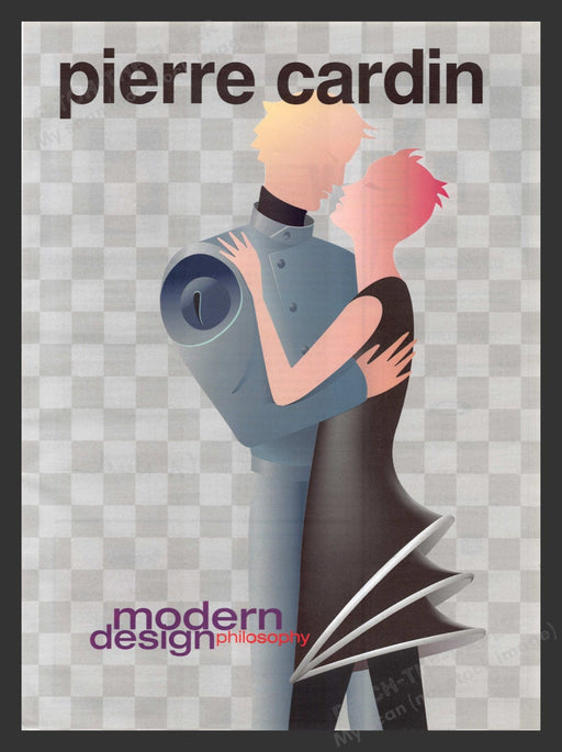 2001 Pierre Cardin Clothing Modern Design Philosophy Print Advertisement Ad.