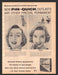1956 Pin-Quick Permanent Couple Playing Games Print Advertisement Ad