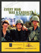 2001 Print Advertisement Platoon Movie William Dafoe Charlie Sheen Ad.