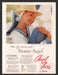 1956 Pond's Angel Face "Bronze Angel" Color Print Advertisement Ad