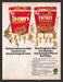 1985 Post Bran Flakes Cereal Construction Workers Print Advertisement Ad