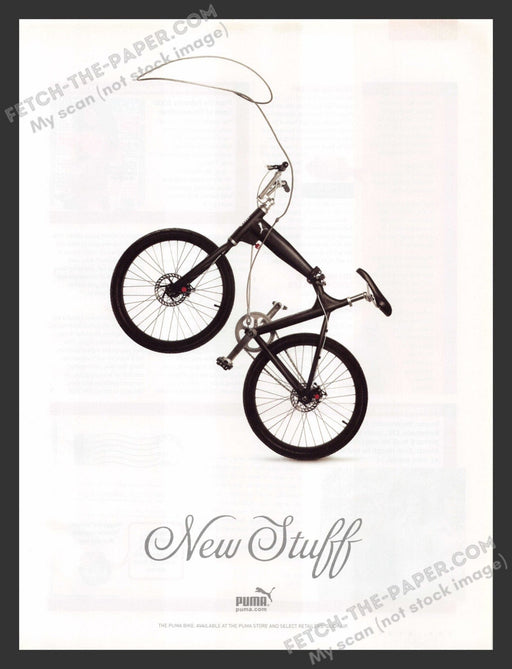 2005 Print Advertisement Puma Bicycle / Bike  Ad.