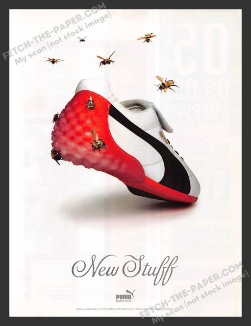2005 Print Advertisement Puma Bumblebee Shoes Ad.