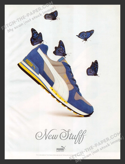 2005 Print Advertisement Puma Butterfly Shoes Ad.
