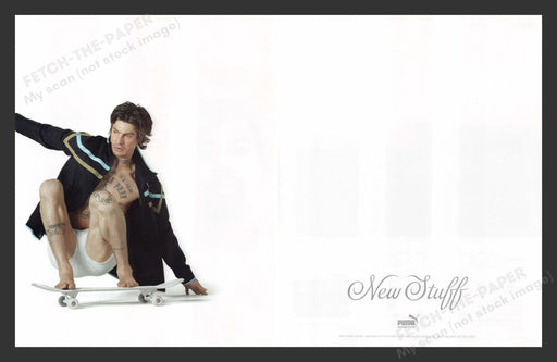 2004 Puma Clothing Scott Bourne Skateboarder Print Advertisement (2 Pages).