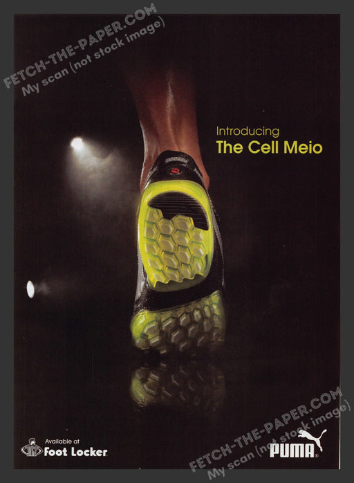 2008 Print Advertisement Puma The Cell Meio Back Shoes Ad.