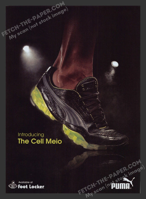2008 Print Advertisement Puma The Cell Meio Profile Shoes Ad.