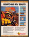 1991 Print Advertisement Quad Challenge Video Game Ad.