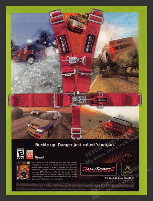 2004 RalliSport Challenge 2 Video Game Print Advertisement