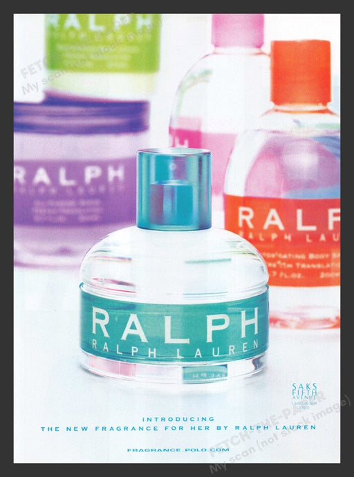 2000 Ralph Lauren New Fragrance for Her Print Advertisement Ad