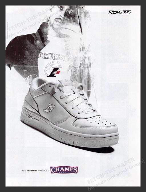 2003 Reebok Champs I3 Pressure Shoes Print Advertisement Ad