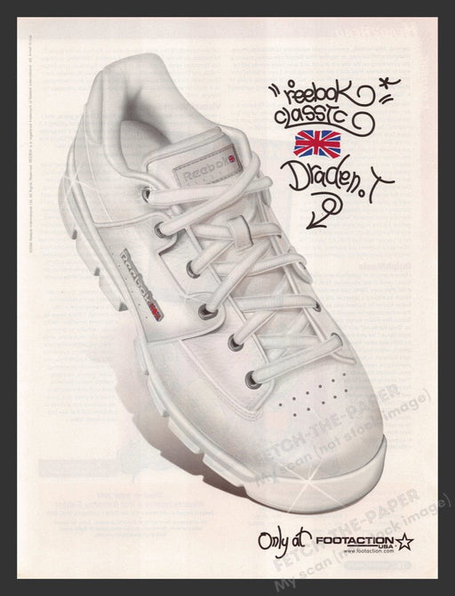 2004 Reebok Classic Shoes Draden. T Print Advertisement Ad