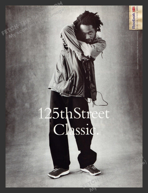 2000 Print Advertisement Reebok Shoes 125th Street Classic Ashley Cantave.