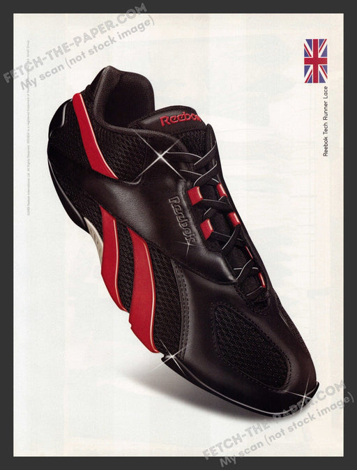 2005 Print Advertisement Reebok Tech Runner Lace Shoes Ad.