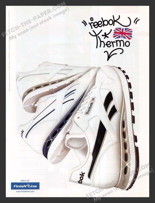 2005 Print Advertisement Reebok Thermo Shoes Ad.