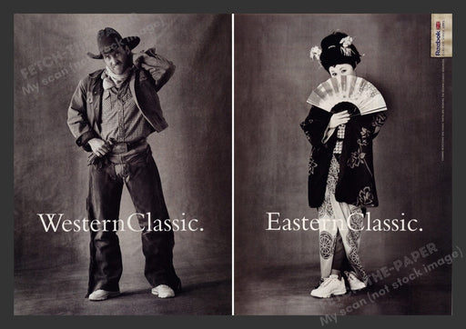 2000 Reebok Western & Eastern Classic Print Advertisement (2 Pages)