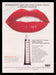 Rembrandt Toothpaste 1990s Print Advertisement Ad 1996 Red Lips Mouth Fetch the Paper!