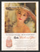 1956 Revlon 'Touch and Glow' Liquid Makeup Color Print Advertisement Ad
