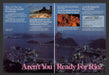 Rio de Janeiro Panoramic View of Sugar Loaf 1980s Print Advertisement 2 pgs 1983 Fetch the Paper!
