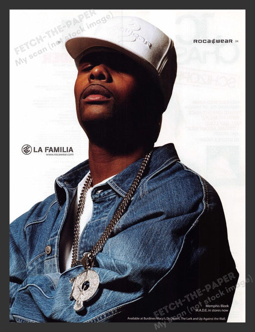 2004 Roca Wear La Familia Memphis Bleek Print Advertisement Ad