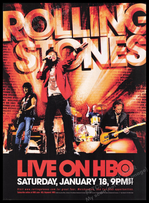 Rolling Stones 2000s Print Advertisement Ad 2003 Fetch the Paper!
