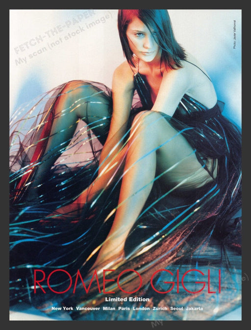 1996 Romeo Gigli Limited Edition Clothing Print Advertisement Ad