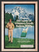 1979 Salem 100's Cigarettes Mountain Lake Print Advertisement Ad