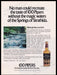Seagram's 100 Pipers Whisky Print Advertisement Ad 1972 Springs of Strathisla Fetch the Paper!