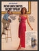1980 Secret Deodorant Marquee Sign Sexy Blonde Model Print Advertisement Ad