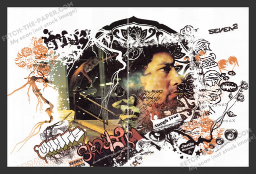 2004 Seven 2 Skateboard Skateboarding Print Advertisement (2 Pages).