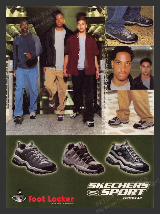 2000 Skechers Sport Footwear Foot Locker Print Advertisement Ad