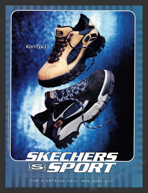 1998 Skechers Sport KonTiki Shoes  Print Advertisement Ad