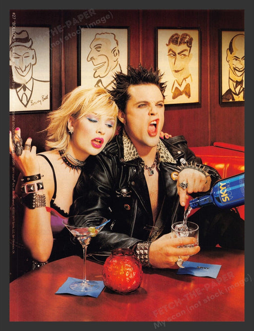 2002 Skyy Vodka #27 Bollocks Print Advertisement Ad