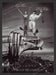 Sonia & Willy Bogner 1990s Print Advertisement 1995 NYC Skyline Twin Towers Fetch the Paper!