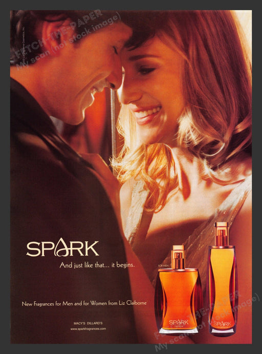 2003 Spark Fragrance by Liz Claiborne Print Advertisement Ad