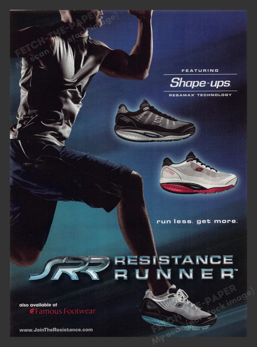 2011 Resistance Runner Featuring Shape-ups Shoes Print Advertisement Ad