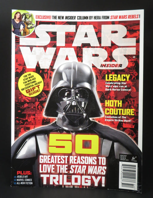 Star Wars Insider Magazine Issue 154 January 2015 Darth Vader Cover 50 Greatest Fetch the Paper!