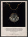 Steuben Glass "Fire Engraving Necklace" Promo 1980s Print Advertisement 1980 Fetch the Paper!