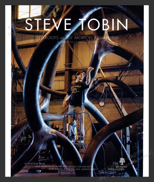 2010 Steve Tobin Lisle, IL Art Gallery Show Print Advertisement Ad
