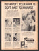 1956 Suave Hairdressing & Conditioner Print Advertisement Ad