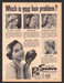 1956 Suave Helene Curtis Hair Problem Fixes Print Advertisement Ad