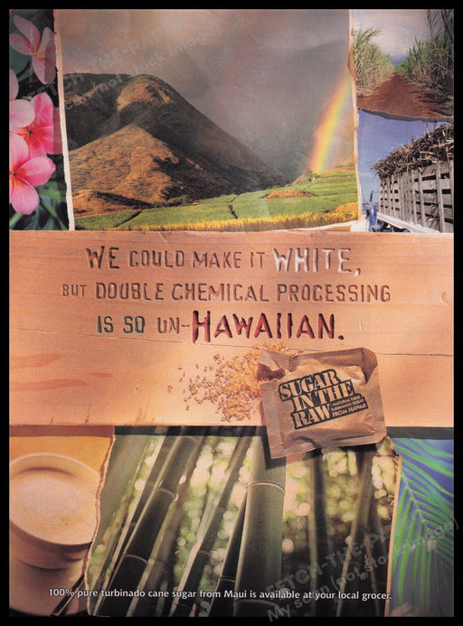 Sugar In The Raw 2000s Print Advertisement Ad 2003 Fetch the Paper!