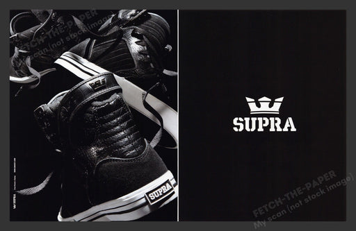 2007 Supra Footwear Print Advertisement (2 Pages).
