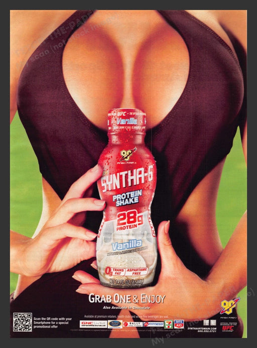 2011 Syntha-6 Protein Shake Print Advertisement Ad