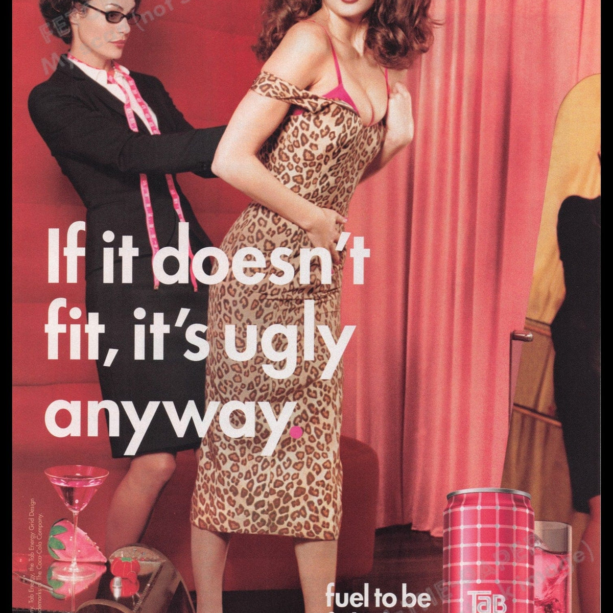 Tab Energy Drink 2006 Print Ad - Fuel to be Fabulous — Fetch-the-Paper