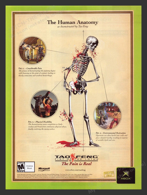2003 Tao Feng: Fist of the Lotus Video Game Print Advertisement